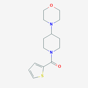 molecular formula C14H20N2O2S B247128 4-[1-(2-Thienylcarbonyl)-4-piperidinyl]morpholine 