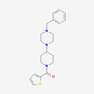 1-Benzyl-4-[1-(2-thienylcarbonyl)-4-piperidinyl]piperazine