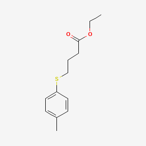 molecular formula C13H18O2S B2471306 Ethyl 4-(4-methylphenyl)sulfanylbutanoate CAS No. 20458-90-6