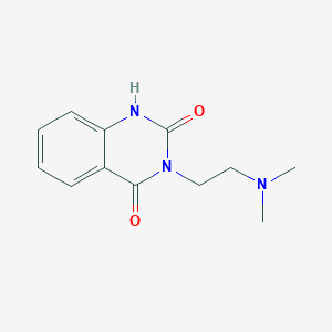 molecular formula C12H15N3O2 B2471318 2,4(1H,3H)-Quinazolinedione, 3-[2-(dimethylamino)ethyl]- CAS No. 144734-20-3