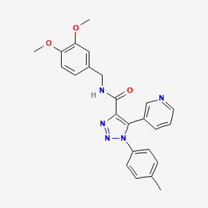 N-(4-chloro-2-methoxy-5-methylphenyl)-2,5,6-trimethyl-4H-thieno[3,2-b]pyrrole-3-carboxamide