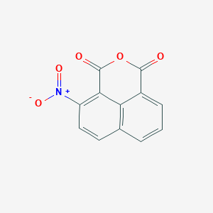 molecular formula C12H5NO5 B2471345 4-硝基苯并[de]异色满-1,3-二酮 CAS No. 34087-02-0