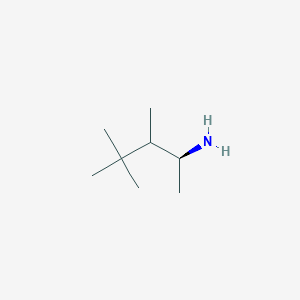 molecular formula C8H19N B2471372 (2S)-3,4,4-Trimethylpentan-2-amine CAS No. 2248215-94-1