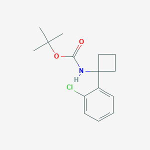 tert-Butyl N-[1-(2-chlorophenyl)cyclobutyl]carbamate
