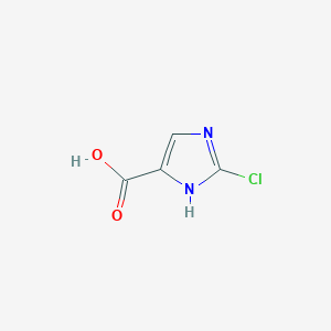 molecular formula C4H3ClN2O2 B2471391 2-氯-1H-咪唑-5-羧酸 CAS No. 944905-33-3