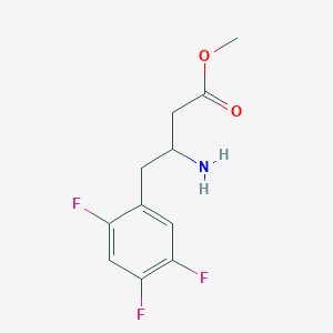 Methyl 3-amino-4-(2,4,5-trifluorophenyl)butanoate
