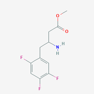 molecular formula C11H12F3NO2 B2471408 3-Amino-4-(2,4,5-trifluorophényl)butanoate de méthyle CAS No. 1253055-92-3