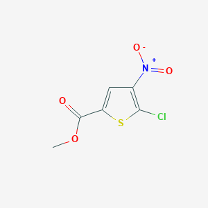 molecular formula C6H4ClNO4S B2471441 5-氯-4-硝基噻吩-2-羧酸甲酯 CAS No. 57800-76-7