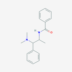 molecular formula C18H22N2O B2471533 N-(1-(dimethylamino)-1-phenylpropan-2-yl)benzamide CAS No. 1171057-97-8