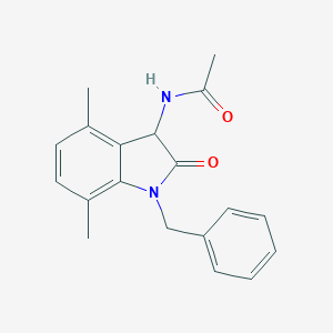N-(1-benzyl-4,7-dimethyl-2-oxo-2,3-dihydro-1H-indol-3-yl)acetamide