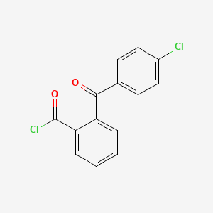 molecular formula C14H8Cl2O2 B2471585 2-(4-Chlorobenzoyl)benzoyl chloride CAS No. 42156-76-3