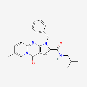 1-benzyl-N-isobutyl-7-methyl-4-oxo-1,4-dihydropyrido[1,2-a]pyrrolo[2,3-d]pyrimidine-2-carboxamide