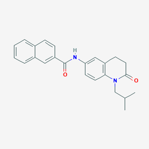 N-(1-isobutyl-2-oxo-1,2,3,4-tetrahydroquinolin-6-yl)-2-naphthamide