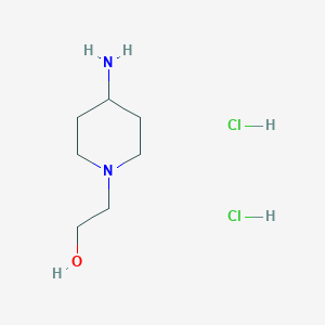 molecular formula C7H18Cl2N2O B2471711 2-(4-Aminopiperidin-1-yl)ethanol dihydrochloride CAS No. 89910-54-3