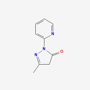 molecular formula C9H9N3O B2471723 5-Methyl-2-(pyridin-2-yl)-4H-pyrazol-3-on CAS No. 29211-49-2