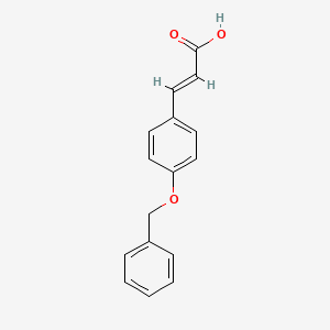 molecular formula C16H14O3 B2471740 (E)-3-(4-(Benzyloxy)phenyl)acrylic acid CAS No. 227105-11-5; 6272-45-3