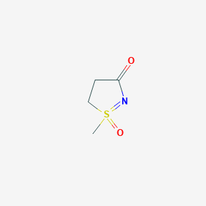 molecular formula C4H7NO2S B2471766 1-Methyl-1-thia(VI)-2-azacyclopentene-1,3-dione CAS No. 2080312-63-4