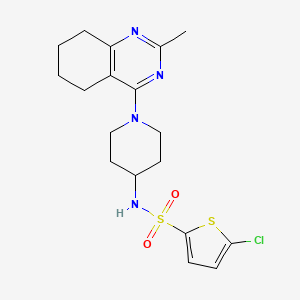 5-chloro-N-(1-(2-methyl-5,6,7,8-tetrahydroquinazolin-4-yl)piperidin-4-yl)thiophene-2-sulfonamide