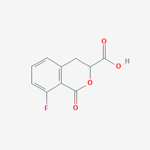 8-Fluoro-1-oxo-3,4-dihydroisochromene-3-carboxylic acid