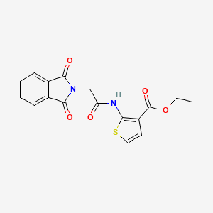 Ethyl 2-(2-(1,3-dioxoisoindolin-2-yl)acetamido)thiophene-3-carboxylate