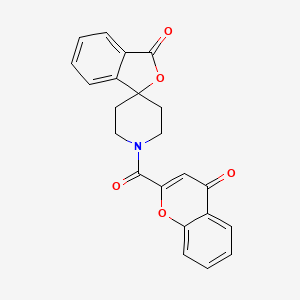 molecular formula C22H17NO5 B2471887 1'-(4-oxo-4H-chromene-2-carbonyl)-3H-spiro[isobenzofuran-1,4'-piperidin]-3-one CAS No. 1705066-92-7
