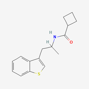 N-(1-(benzo[b]thiophen-3-yl)propan-2-yl)cyclobutanecarboxamide