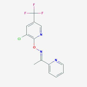 1-(2-pyridinyl)-1-ethanone O-[3-chloro-5-(trifluoromethyl)-2-pyridinyl]oxime