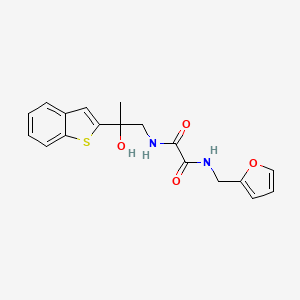 N1-(2-(benzo[b]thiophen-2-yl)-2-hydroxypropyl)-N2-(furan-2-ylmethyl)oxalamide