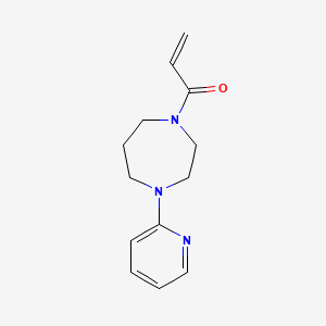 1-(4-Pyridin-2-yl-1,4-diazepan-1-yl)prop-2-en-1-one