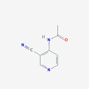 molecular formula C8H7N3O B2471959 N-(3-Cyanopyridin-4-yl)acetamide CAS No. 1856886-08-2