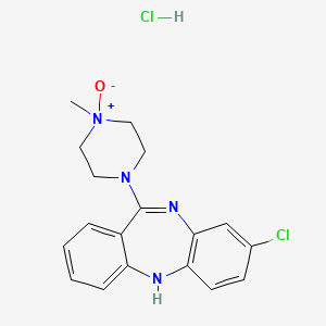 molecular formula C18H20Cl2N4O B2471976 氯氮平-N-氧化物盐酸盐 CAS No. 2375662-42-1