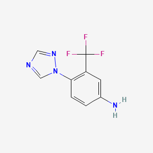 4-(1H-1,2,4-triazol-1-yl)-3-(trifluoromethyl)aniline