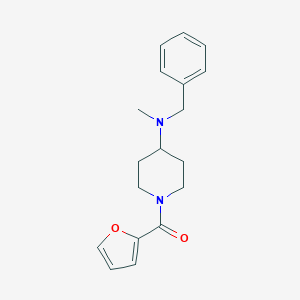 molecular formula C18H22N2O2 B247201 N-benzyl-1-(2-furoyl)-N-methyl-4-piperidinamine 