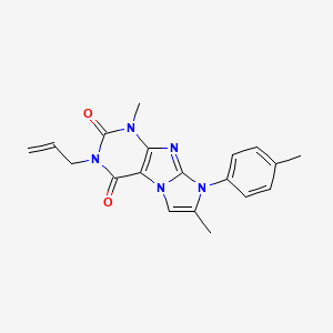 3-allyl-1,7-dimethyl-8-(p-tolyl)-1H-imidazo[2,1-f]purine-2,4(3H,8H)-dione