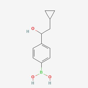 4-(2-Cyclopropyl-1-hydroxyethyl)phenylboronic acid