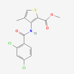 Methyl 3-[(2,4-dichlorobenzoyl)amino]-4-methyl-2-thiophenecarboxylate
