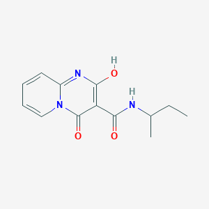 molecular formula C13H15N3O3 B2472053 N-(sec-butyl)-2-hydroxy-4-oxo-4H-pyrido[1,2-a]pyrimidine-3-carboxamide CAS No. 886898-58-4