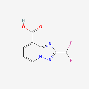 2-(Difluoromethyl)-[1,2,4]triazolo[1,5-a]pyridine-8-carboxylic acid