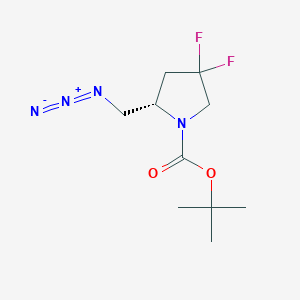 Tert-butyl (2S)-2-(azidomethyl)-4,4-difluoropyrrolidine-1-carboxylate