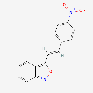 3-[(E)-2-(4-nitrophenyl)ethenyl]-2,1-benzoxazole