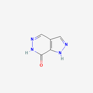 molecular formula C5H4N4O B2472148 1H-吡唑并[3,4-d]嘧啶-7(6H)-酮 CAS No. 219631-04-6