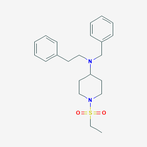 molecular formula C22H30N2O2S B247215 N-benzyl-1-(ethylsulfonyl)-N-(2-phenylethyl)-4-piperidinamine 