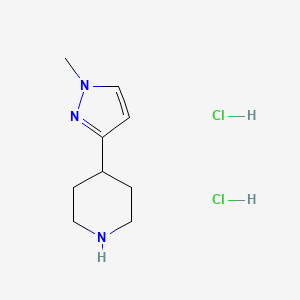 4-(1-Methyl-1H-pyrazol-3-yl)piperidine dihydrochloride