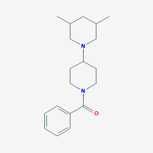 molecular formula C19H28N2O B247220 1-Benzoyl-3',5'-dimethyl-4,1'-bipiperidine 