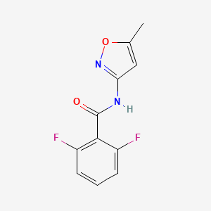 2,6-difluoro-N-(5-methyl-1,2-oxazol-3-yl)benzamide