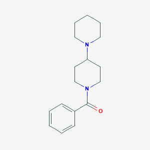 molecular formula C17H24N2O B247221 1-Benzoyl-4-(1-piperidyl)piperidine 