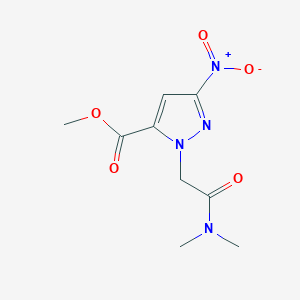 methyl 1-[(N,N-dimethylcarbamoyl)methyl]-3-nitropyrazole-5-carboxylate