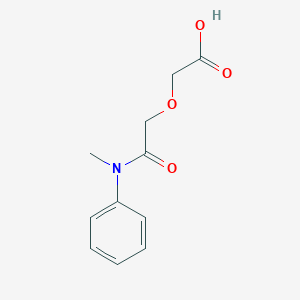 {2-[Methyl(phenyl)amino]-2-oxoethoxy}acetic acid