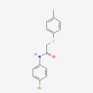 N-(4-bromophenyl)-2-(p-tolylthio)acetamide