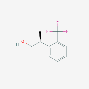 (2S)-2-[2-(Trifluoromethyl)phenyl]propan-1-ol